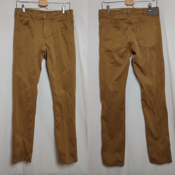 Bonobos Other - Bonobos Corduroy 5-Pocket Pants Slim Fit Golden Khaki 30 x 32 Cotton Elastane